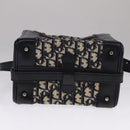 Christian Dior Trotter Canvas Shoulder Bag Navy Auth 111522-5