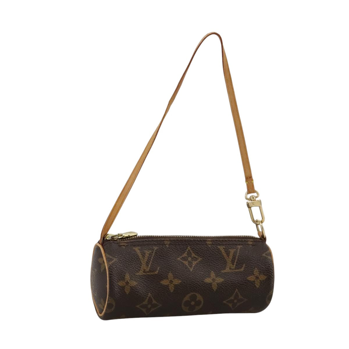 LOUIS VUITTON Monogram Papillon Pouch LV Auth 111528