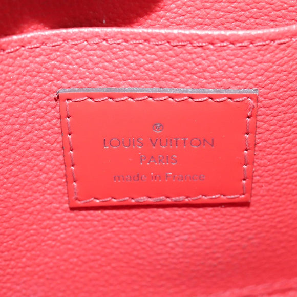 LOUIS VUITTON Epi Pochette Cosmetic PM Pouch Red M41114 LV Auth 111537