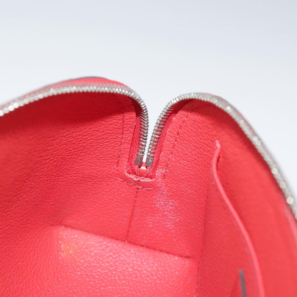 LOUIS VUITTON Epi Pochette Cosmetic PM Pouch Red M41114 LV Auth 111537