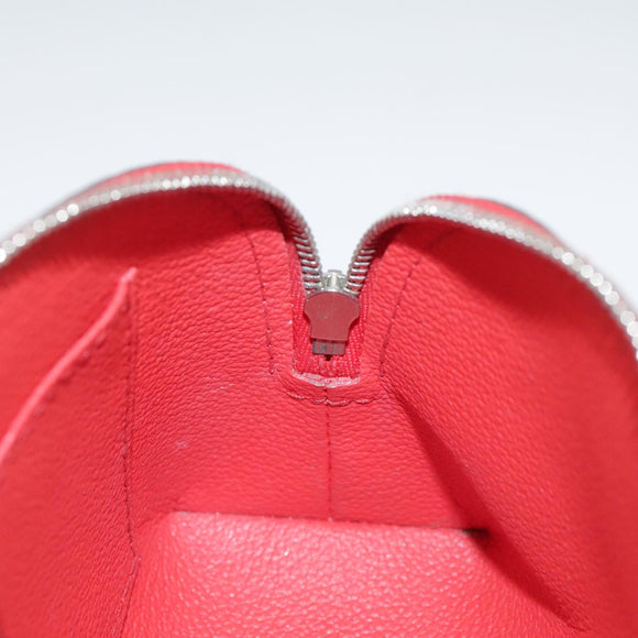 LOUIS VUITTON Epi Pochette Cosmetic PM Pouch Red M41114 LV Auth 111537