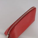 LOUIS VUITTON Epi Pochette Cosmetic PM Pouch Red M41114 LV Auth 111537-5