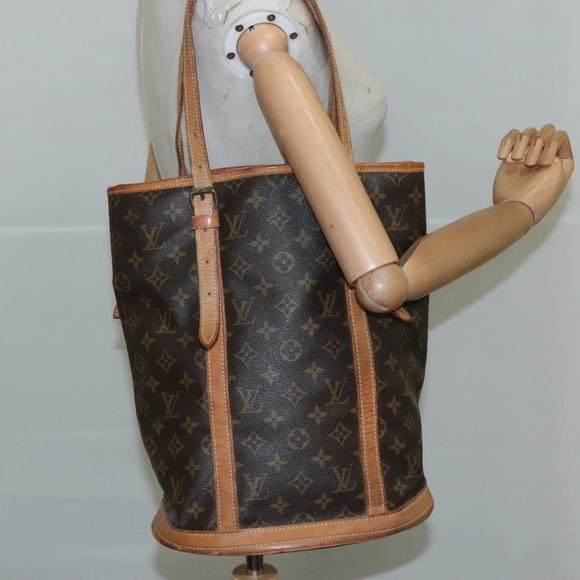 LOUIS VUITTON Monogram Bucket GM Shoulder Bag Vintage M42236 LV Auth 111541