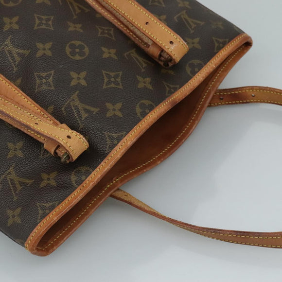 LOUIS VUITTON Monogram Bucket GM Shoulder Bag Vintage M42236 LV Auth 111541