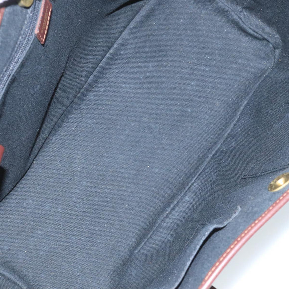 BURBERRY Nova Check Tote Bag PVC Beige Auth 111553