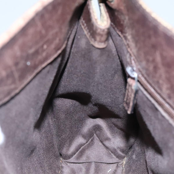 GUCCI GG Canvas Shoulder Bag Beige 91762 Auth 111560