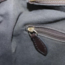 BURBERRY Nova Check Shoulder Bag PVC Beige Brown gold Auth 111586-21