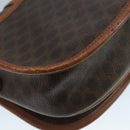 CELINE Macadam Canvas Shoulder Bag PVC Leather Brown Auth 111596-16