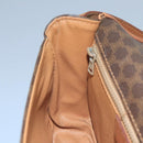 CELINE Macadam Canvas Shoulder Bag PVC Leather Brown Auth 111596-21