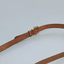 CELINE Macadam Canvas Shoulder Bag PVC Leather Brown Auth 111596-8