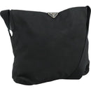 PRADA Shoulder Bag Nylon Black Auth 111609-1