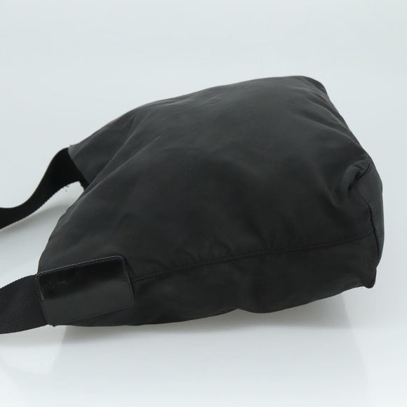PRADA Shoulder Bag Nylon Black Auth 111609
