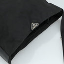 PRADA Shoulder Bag Nylon Black Auth 111609-6