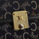 CELINE C Sulky Hand Bag Canvas Navy Auth 111628-17
