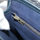 CELINE C Sulky Hand Bag Canvas Navy Auth 111628-20