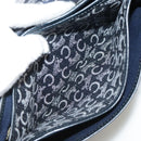 CELINE C Sulky Hand Bag Canvas Navy Auth 111628-22