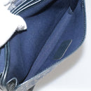 CELINE C Sulky Hand Bag Canvas Navy Auth 111628-23