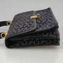 CELINE C Sulky Hand Bag Canvas Navy Auth 111628-3