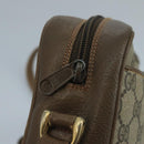 GUCCI GG Supreme Web Sherry Line Shoulder Bag PVC Beige Red Green Auth 111654-18