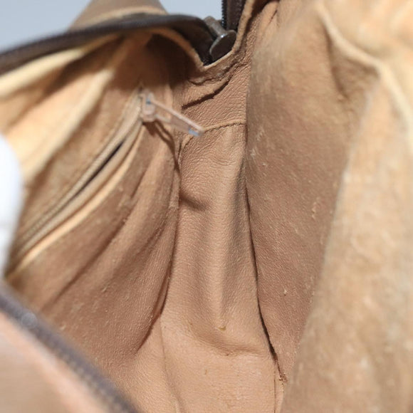 GUCCI GG Supreme Web Sherry Line Shoulder Bag PVC Beige Red Green Auth 111654