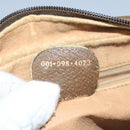 GUCCI GG Supreme Web Sherry Line Shoulder Bag PVC Beige Red Green Auth 111654-12