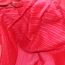 PRADA Tote Bag Nylon Red Auth 111657-18