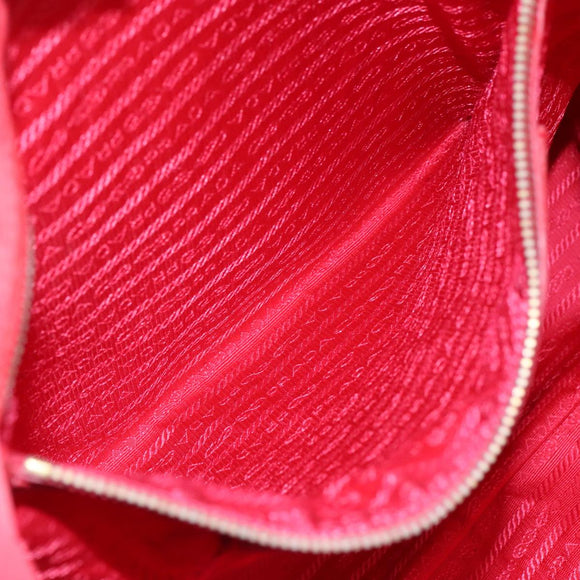 PRADA Tote Bag Nylon Red Auth 111657