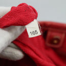 PRADA Tote Bag Nylon Red Auth 111657-12