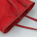 PRADA Tote Bag Nylon Red Auth 111657-6