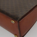 CELINE Macadam Canvas Hand Bag PVC Leather 2way Brown Auth 111670-18