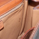 CELINE Macadam Canvas Hand Bag PVC Leather 2way Brown Auth 111670-24