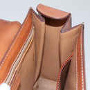 CELINE Macadam Canvas Hand Bag PVC Leather 2way Brown Auth 111670-25