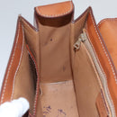 CELINE Macadam Canvas Hand Bag PVC Leather 2way Brown Auth 111670-26