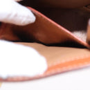 CELINE Macadam Canvas Hand Bag PVC Leather 2way Brown Auth 111670-28