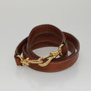 CELINE Macadam Canvas Hand Bag PVC Leather 2way Brown Auth 111670-29