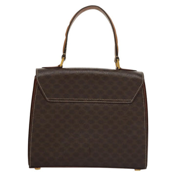 CELINE Macadam Canvas Hand Bag PVC Leather 2way Brown Auth 111670 - 0