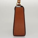 CELINE Macadam Canvas Hand Bag PVC Leather 2way Brown Auth 111670-5