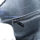 GUCCI GG Supreme Hand Bag PVC Leather Black Gold 116 02 080 Auth 111672-22