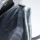 GUCCI GG Supreme Hand Bag PVC Leather Black Gold 116 02 080 Auth 111672-24