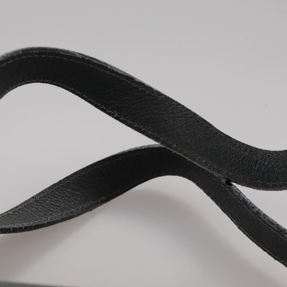 GUCCI GG Supreme Hand Bag PVC Leather Black Gold 116 02 080 Auth 111672