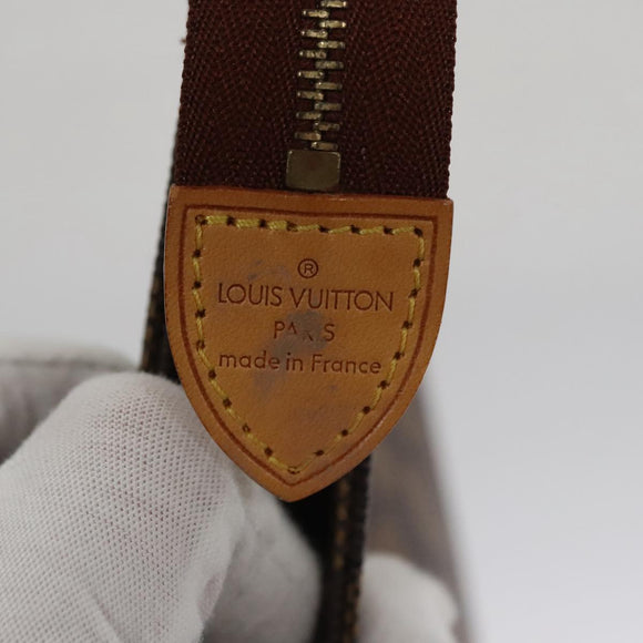 LOUIS VUITTON Damier Ebene Poche Toilette 26 Pouch N47543 LV Auth 111679