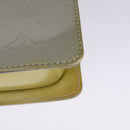 LOUIS VUITTON Monogram Vernis Motto Accessory Pouch Gris M91030 LV Auth 111687-17