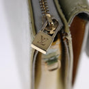 LOUIS VUITTON Monogram Vernis Motto Accessory Pouch Gris M91030 LV Auth 111687-7