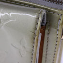 LOUIS VUITTON Monogram Vernis Motto Accessory Pouch Gris M91030 LV Auth 111687-9