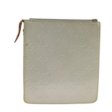 LOUIS VUITTON Monogram Vernis Motto Accessory Pouch Gris M91030 LV Auth 111687 - 0