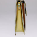 LOUIS VUITTON Monogram Vernis Motto Accessory Pouch Gris M91030 LV Auth 111687-3