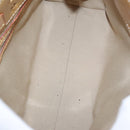 LOUIS VUITTON Monogram Vernis Reade PM Hand Bag Beige M91334 LV Auth 111703-11
