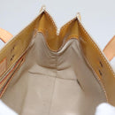 LOUIS VUITTON Monogram Vernis Reade PM Hand Bag Beige M91334 LV Auth 111703-18