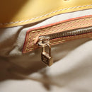 LOUIS VUITTON Monogram Vernis Reade PM Hand Bag Beige M91334 LV Auth 111703-20