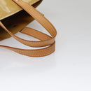 LOUIS VUITTON Monogram Vernis Reade PM Hand Bag Beige M91334 LV Auth 111703-7